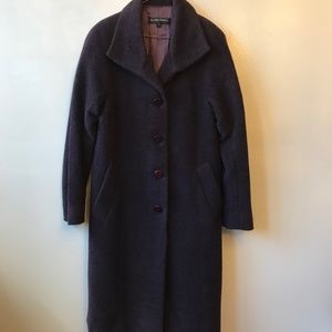 Ellen Tracy Women's full length Alpaca coat